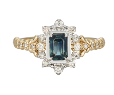 925 Silver Natural Topaz Ring